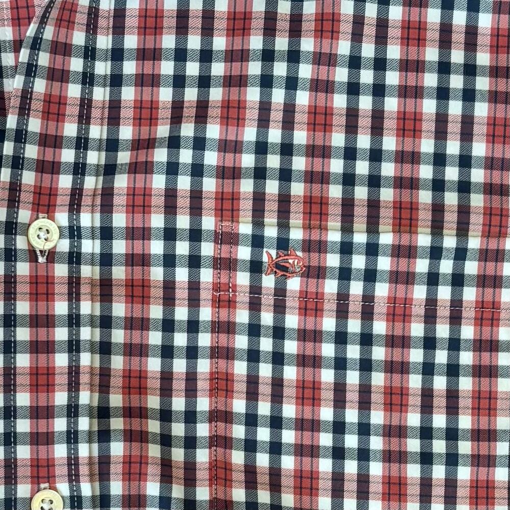 Southern Tide Brrr Intercoastal Shirt Performance Stretch Plaid Mens Size Large - Picture 4 of 10